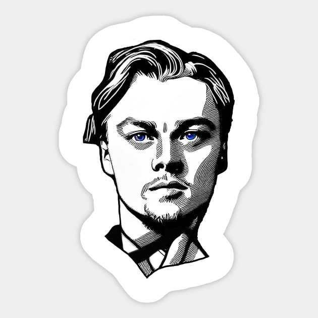 Leonardo Di Caprio Sticker by dianaringo